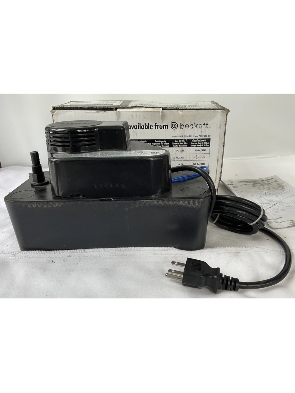 Beckett Corporation Condensate Removal Pump /CB202UL  230Volts